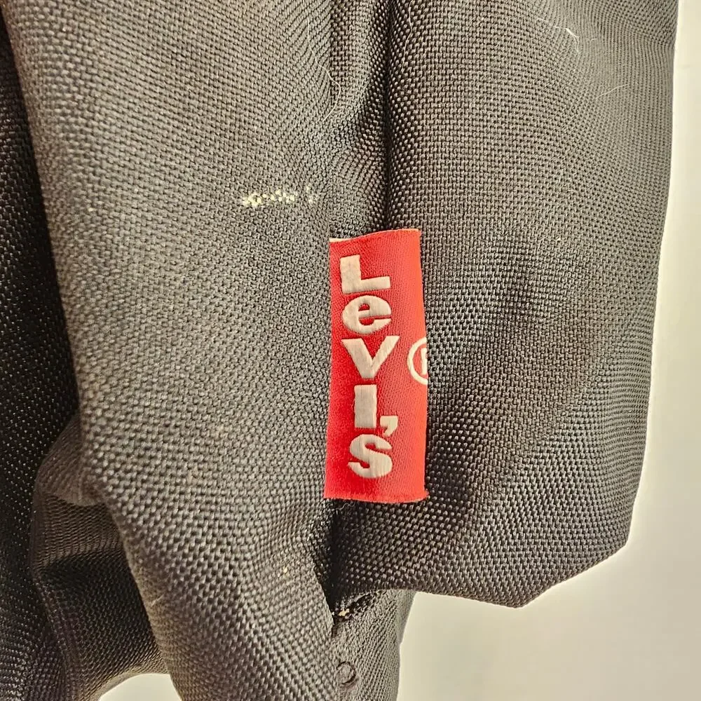Levi’s Backpack Blue Black Polyester Laptop School Travel Bag 15” x 10